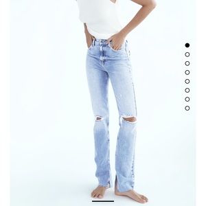 Z1975 flared ripped jeans